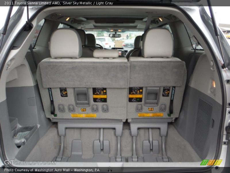 Silver Sky Metallic / Light Gray 2011 Toyota Sienna Limited AWD