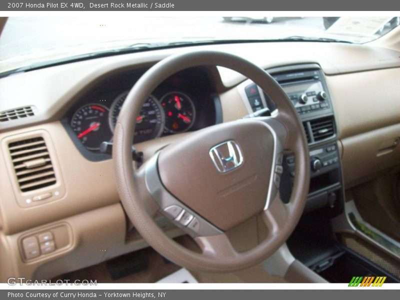 Desert Rock Metallic / Saddle 2007 Honda Pilot EX 4WD