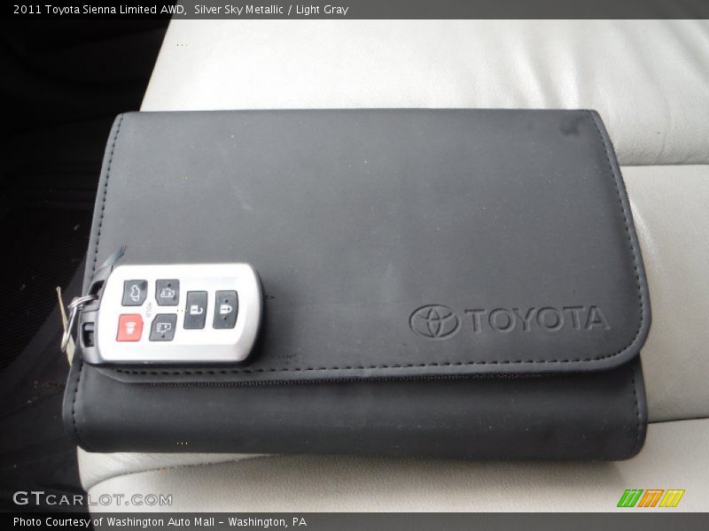 Silver Sky Metallic / Light Gray 2011 Toyota Sienna Limited AWD