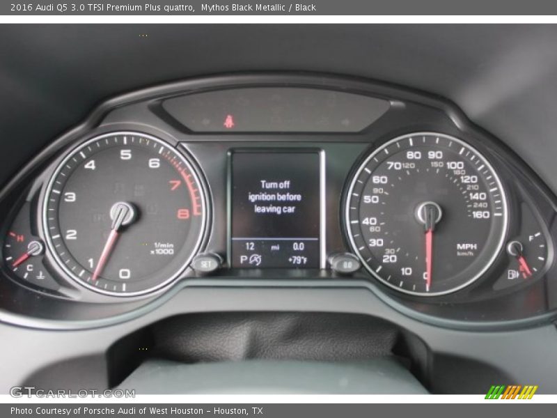 Mythos Black Metallic / Black 2016 Audi Q5 3.0 TFSI Premium Plus quattro