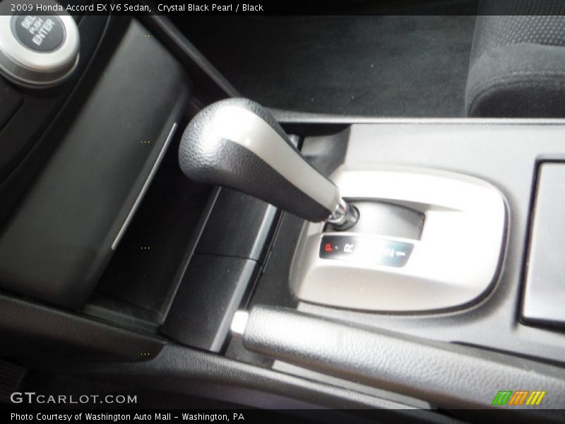 Crystal Black Pearl / Black 2009 Honda Accord EX V6 Sedan