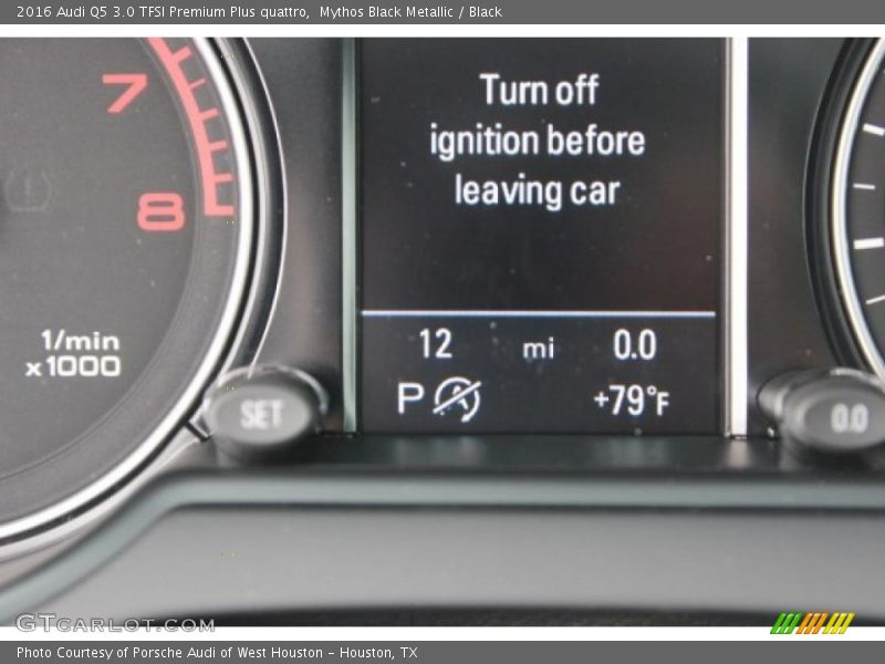 Mythos Black Metallic / Black 2016 Audi Q5 3.0 TFSI Premium Plus quattro