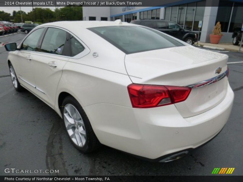 White Diamond Tricoat / Jet Black/Dark Titanium 2014 Chevrolet Impala LTZ