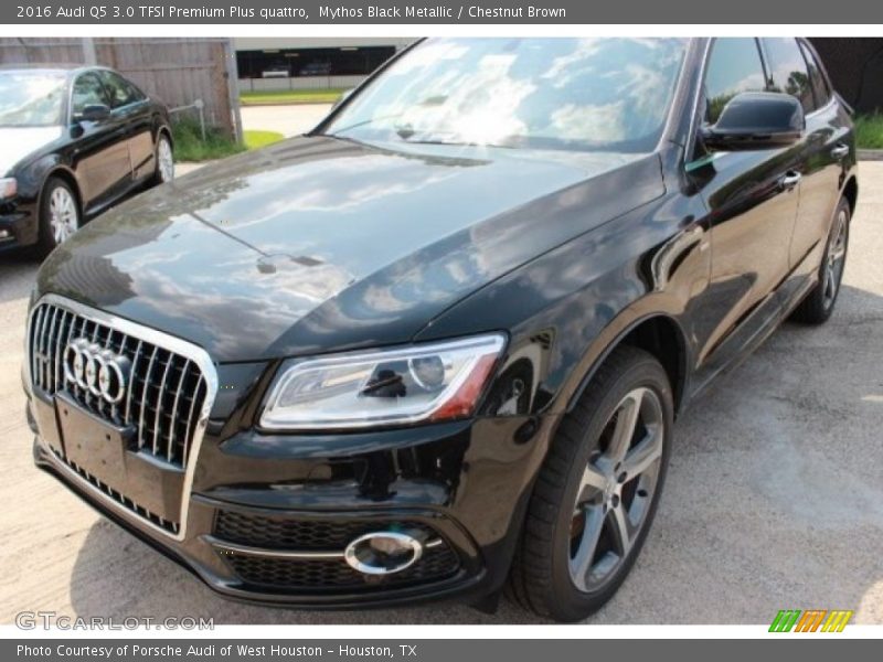 Mythos Black Metallic / Chestnut Brown 2016 Audi Q5 3.0 TFSI Premium Plus quattro