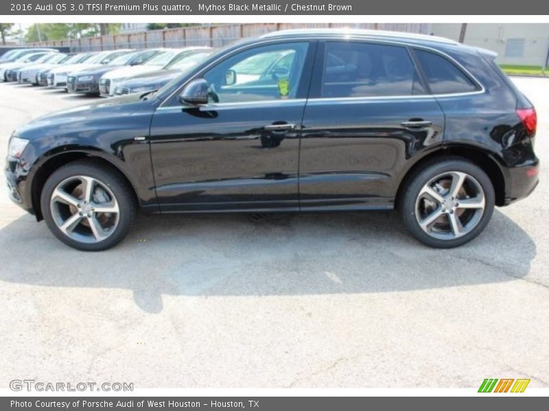 Mythos Black Metallic / Chestnut Brown 2016 Audi Q5 3.0 TFSI Premium Plus quattro