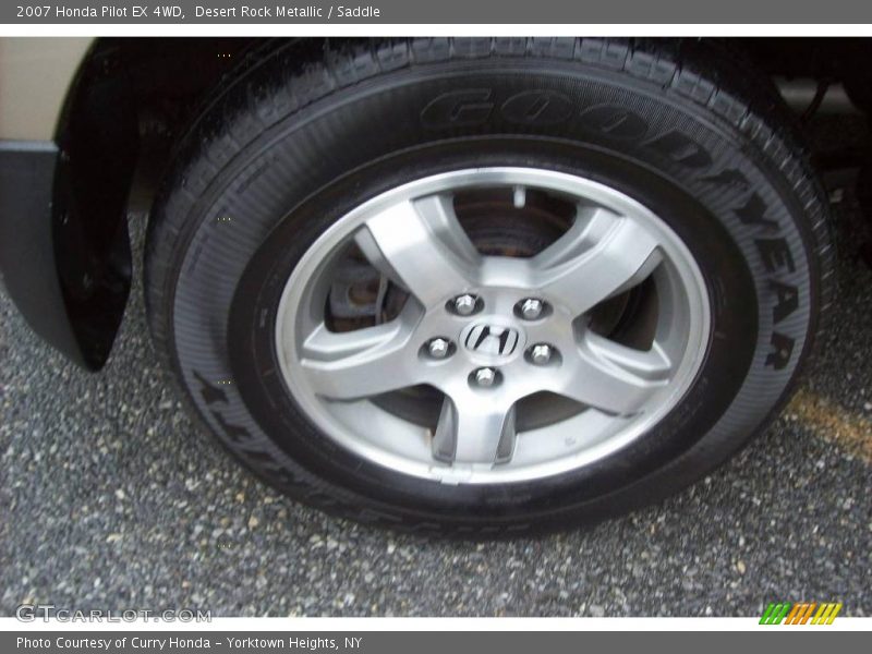Desert Rock Metallic / Saddle 2007 Honda Pilot EX 4WD