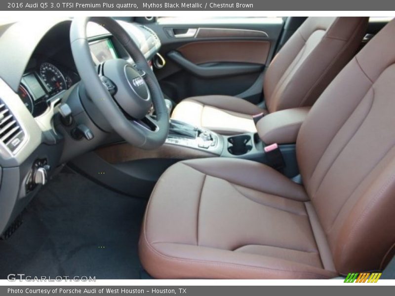 Mythos Black Metallic / Chestnut Brown 2016 Audi Q5 3.0 TFSI Premium Plus quattro
