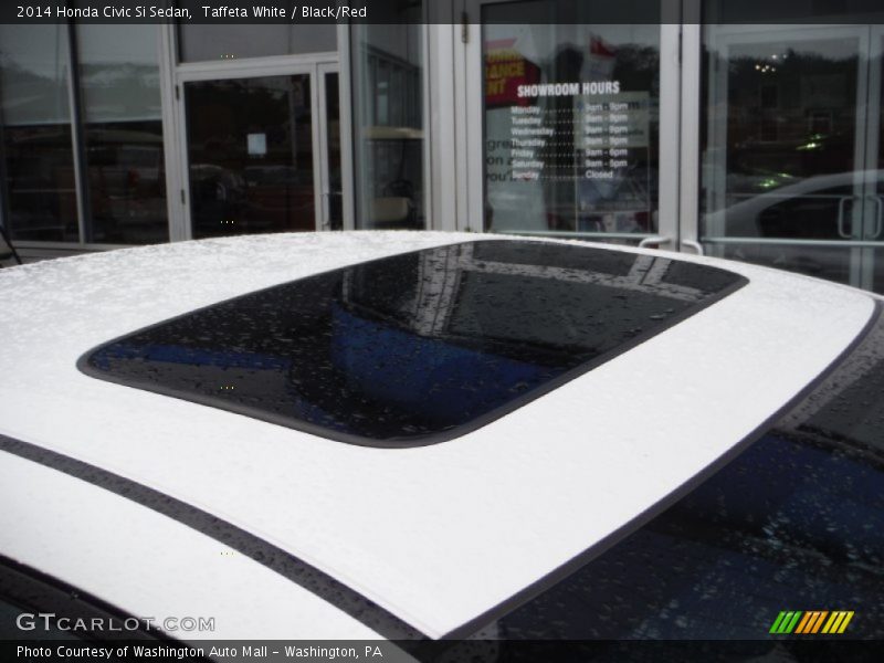 Taffeta White / Black/Red 2014 Honda Civic Si Sedan