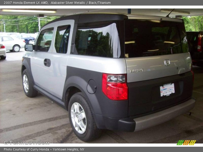 Alabaster Silver Metallic / Black/Titanium 2007 Honda Element LX AWD