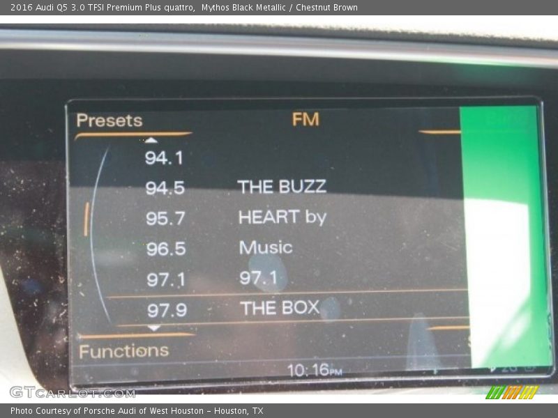 Mythos Black Metallic / Chestnut Brown 2016 Audi Q5 3.0 TFSI Premium Plus quattro