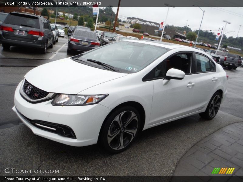 Taffeta White / Black/Red 2014 Honda Civic Si Sedan