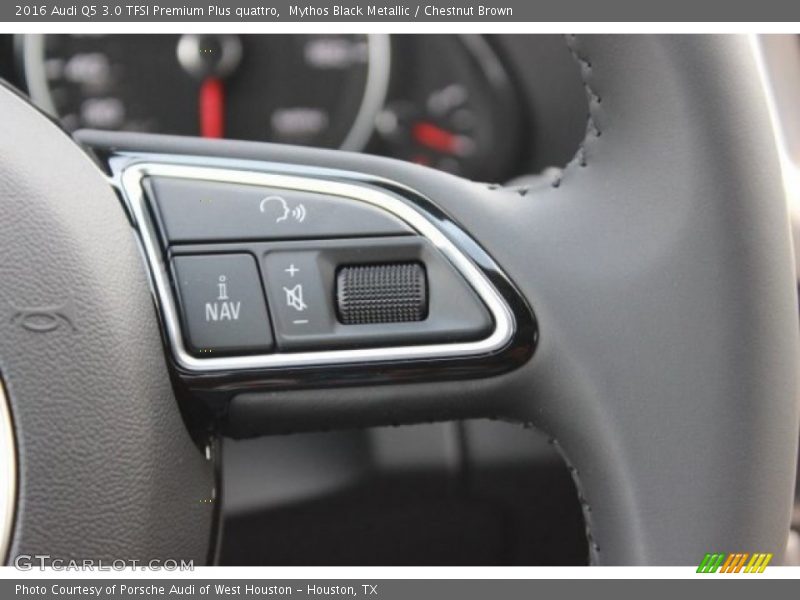 Mythos Black Metallic / Chestnut Brown 2016 Audi Q5 3.0 TFSI Premium Plus quattro
