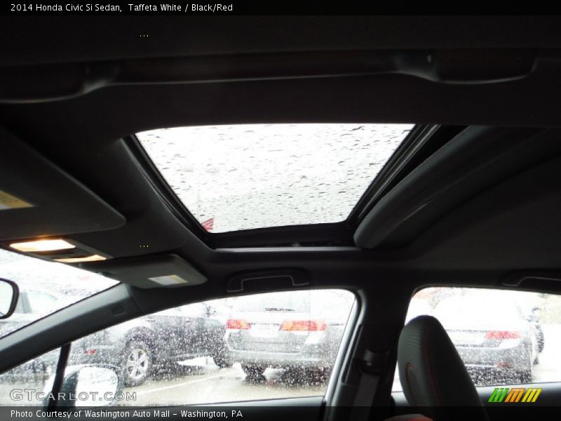 Taffeta White / Black/Red 2014 Honda Civic Si Sedan