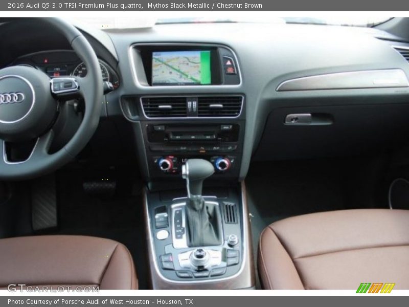 Mythos Black Metallic / Chestnut Brown 2016 Audi Q5 3.0 TFSI Premium Plus quattro