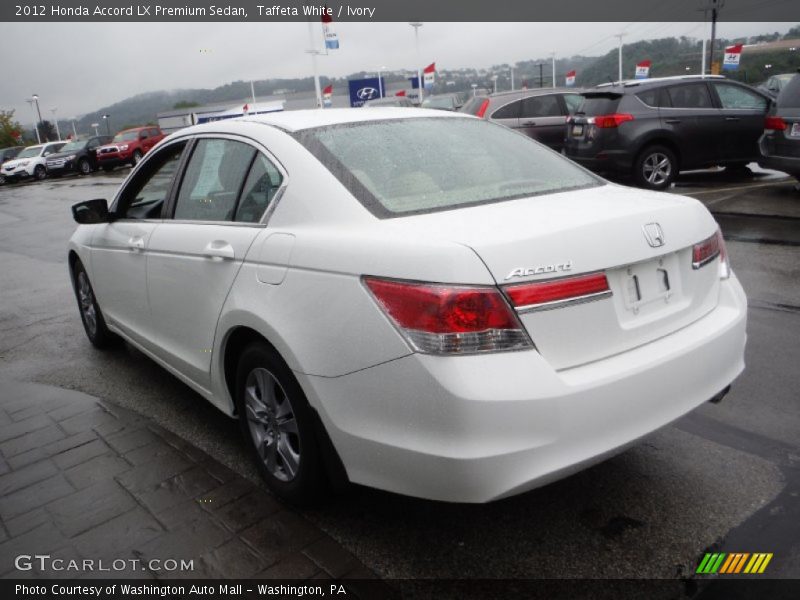 Taffeta White / Ivory 2012 Honda Accord LX Premium Sedan