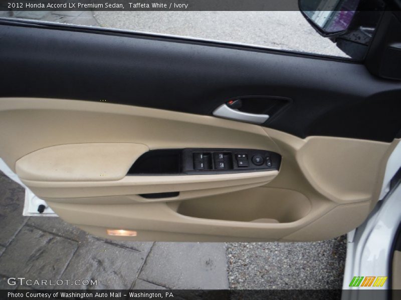 Taffeta White / Ivory 2012 Honda Accord LX Premium Sedan