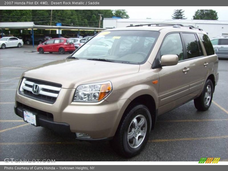 Desert Rock Metallic / Saddle 2007 Honda Pilot EX 4WD