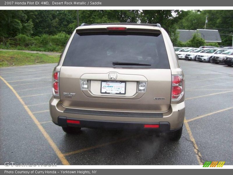 Desert Rock Metallic / Saddle 2007 Honda Pilot EX 4WD