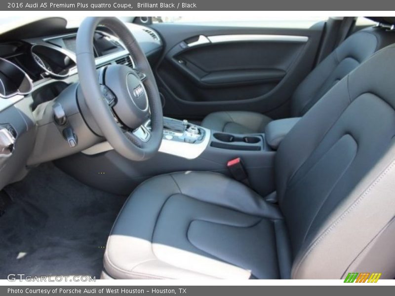  2016 A5 Premium Plus quattro Coupe Black Interior