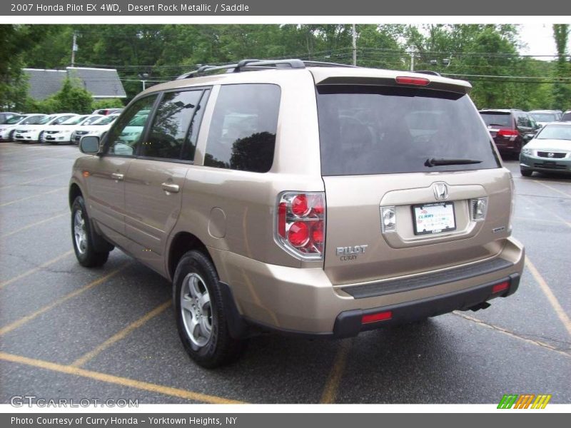 Desert Rock Metallic / Saddle 2007 Honda Pilot EX 4WD