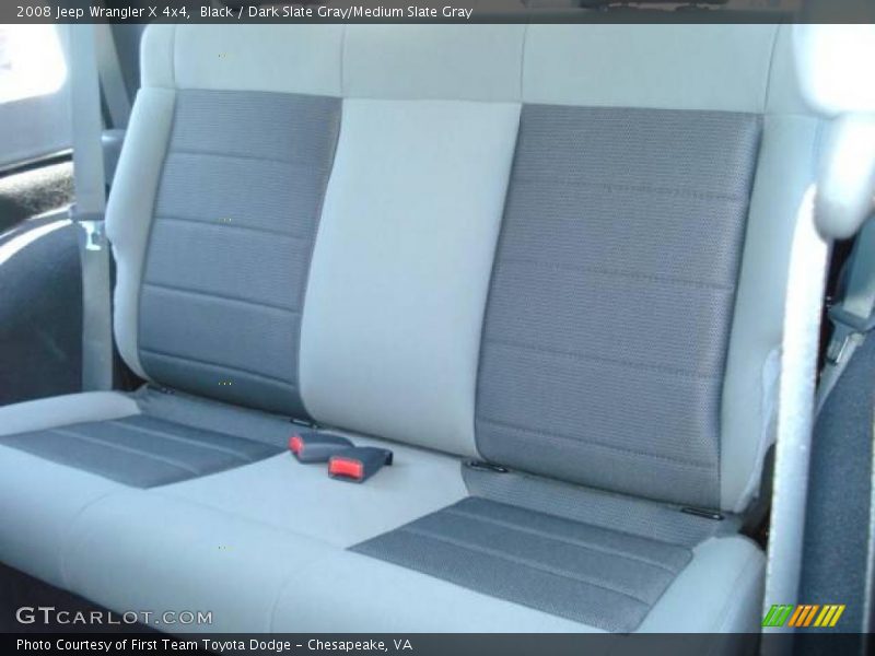 Black / Dark Slate Gray/Medium Slate Gray 2008 Jeep Wrangler X 4x4