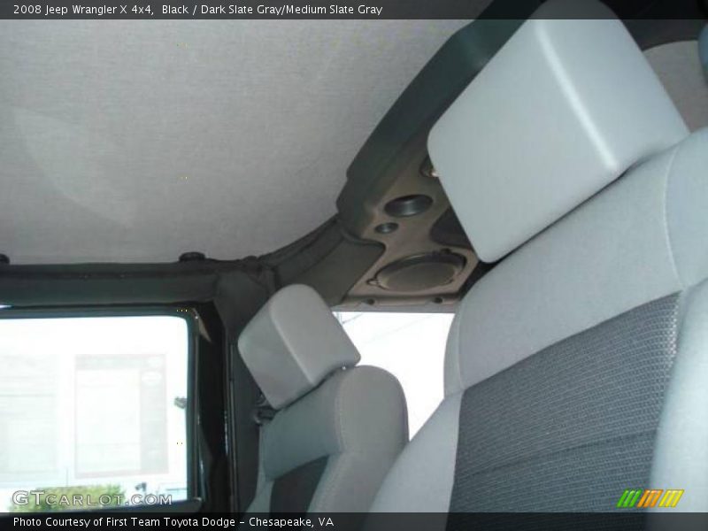 Black / Dark Slate Gray/Medium Slate Gray 2008 Jeep Wrangler X 4x4