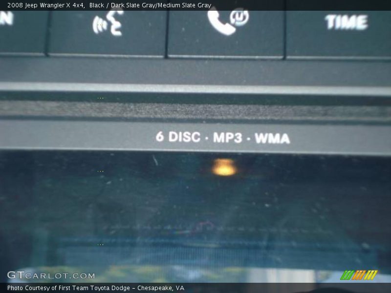 Black / Dark Slate Gray/Medium Slate Gray 2008 Jeep Wrangler X 4x4