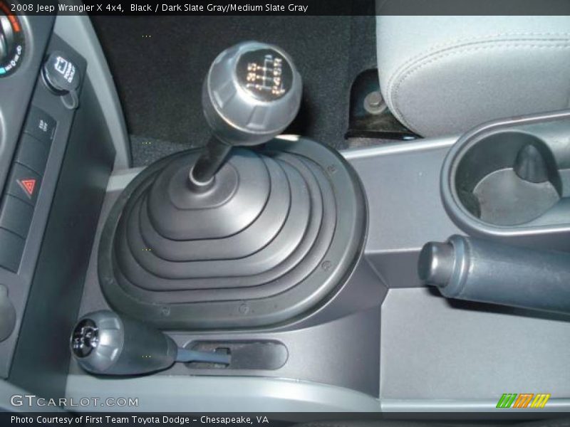 Black / Dark Slate Gray/Medium Slate Gray 2008 Jeep Wrangler X 4x4
