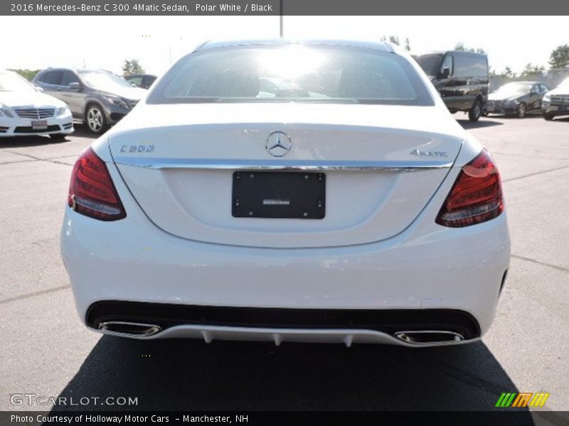 Polar White / Black 2016 Mercedes-Benz C 300 4Matic Sedan