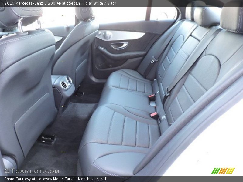 Rear Seat of 2016 C 300 4Matic Sedan