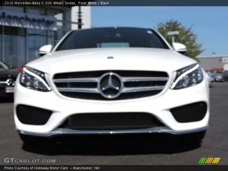 Polar White / Black 2016 Mercedes-Benz C 300 4Matic Sedan