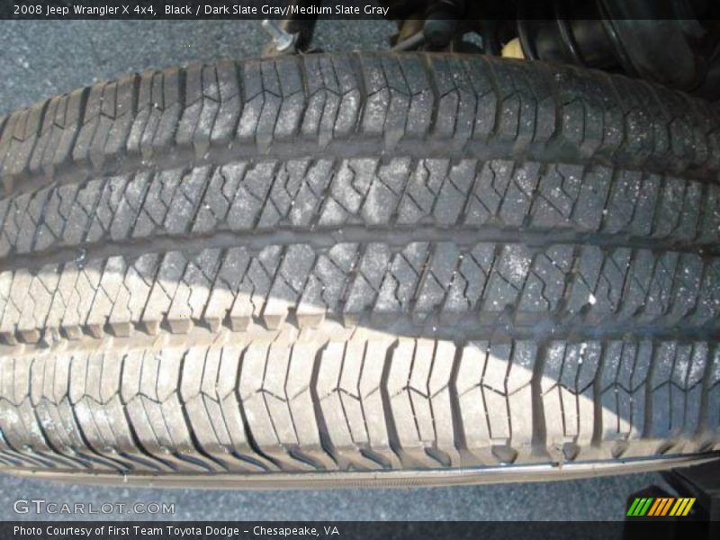 Black / Dark Slate Gray/Medium Slate Gray 2008 Jeep Wrangler X 4x4