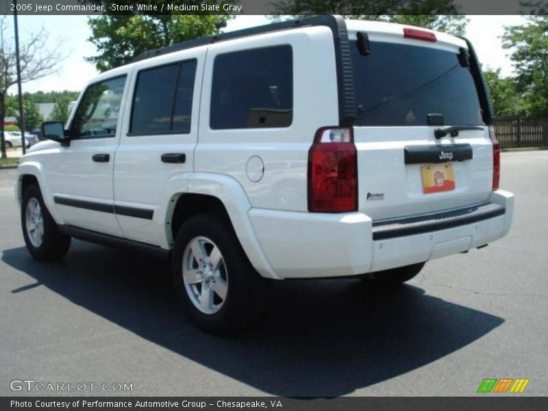 Stone White / Medium Slate Gray 2006 Jeep Commander