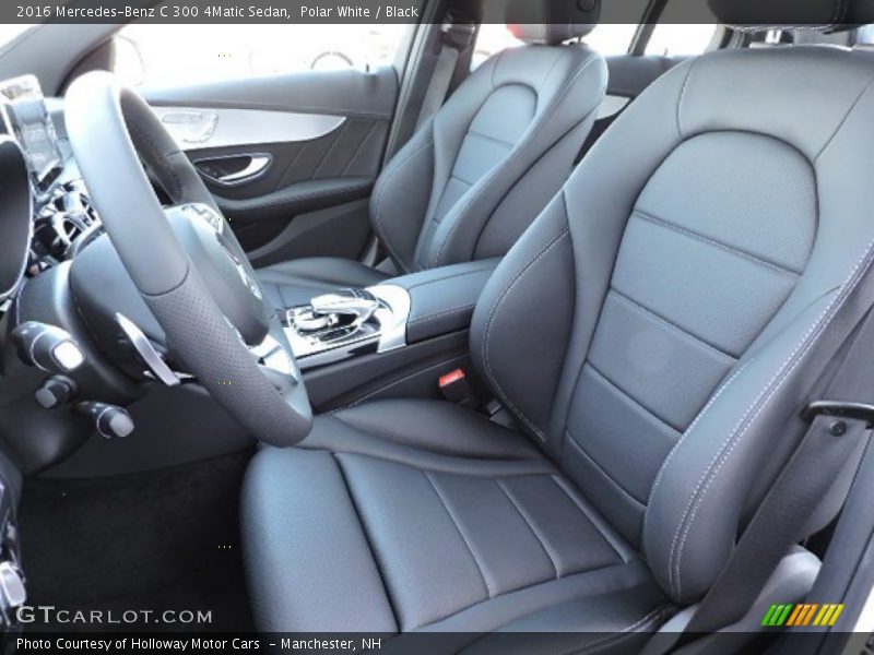 Polar White / Black 2016 Mercedes-Benz C 300 4Matic Sedan
