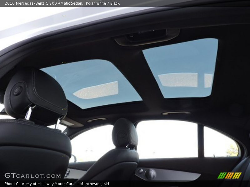 Polar White / Black 2016 Mercedes-Benz C 300 4Matic Sedan