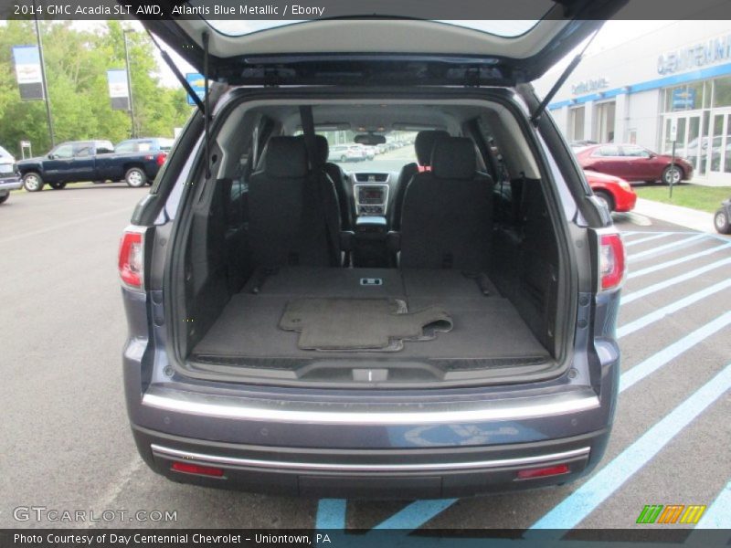 Atlantis Blue Metallic / Ebony 2014 GMC Acadia SLT AWD