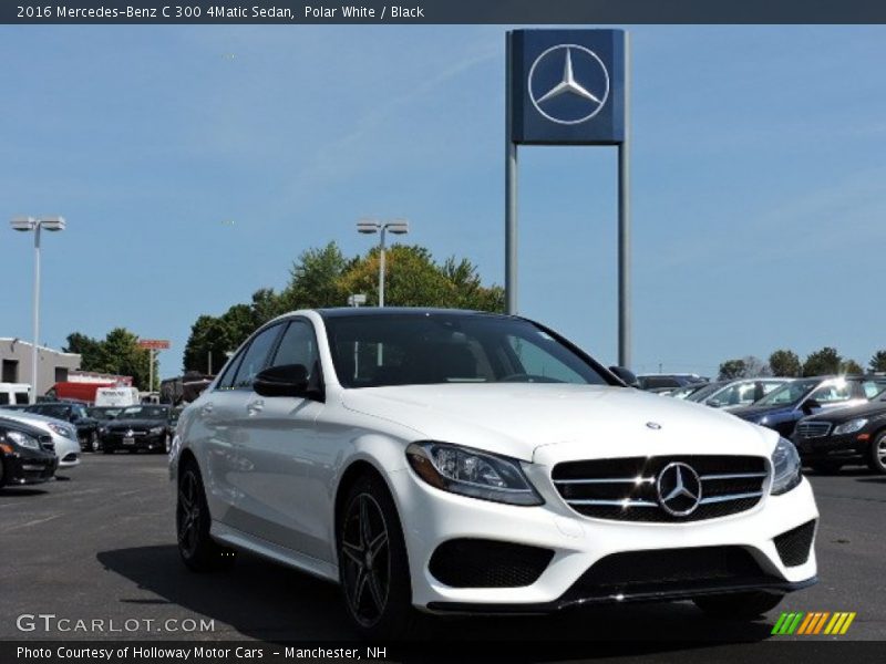 Front 3/4 View of 2016 C 300 4Matic Sedan