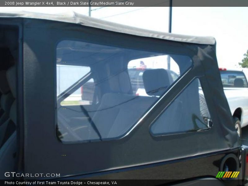 Black / Dark Slate Gray/Medium Slate Gray 2008 Jeep Wrangler X 4x4