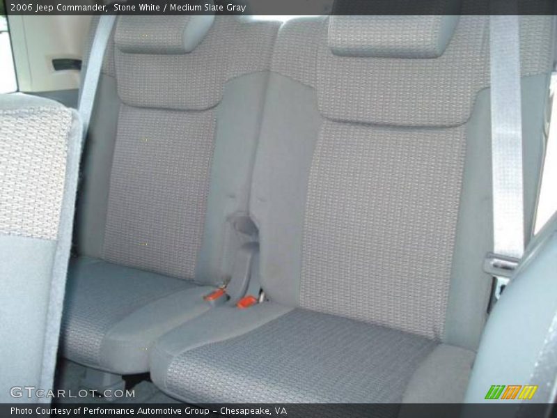 Stone White / Medium Slate Gray 2006 Jeep Commander