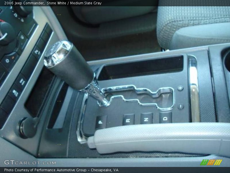 Stone White / Medium Slate Gray 2006 Jeep Commander
