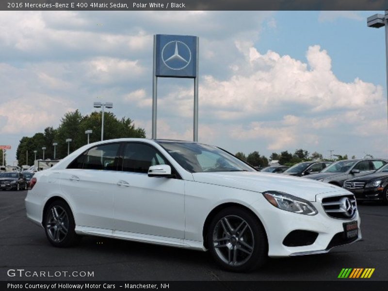 Polar White / Black 2016 Mercedes-Benz E 400 4Matic Sedan