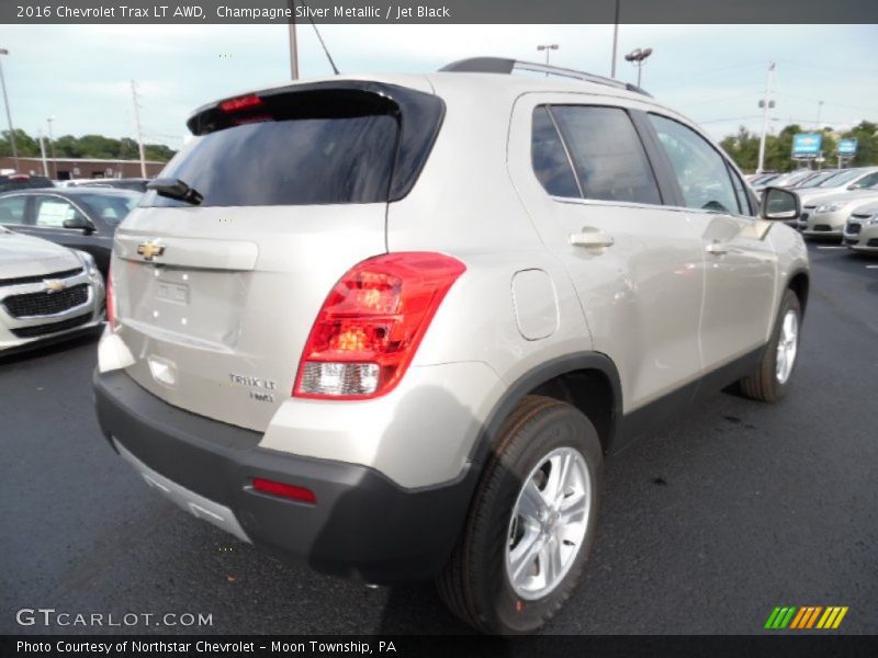 Champagne Silver Metallic / Jet Black 2016 Chevrolet Trax LT AWD