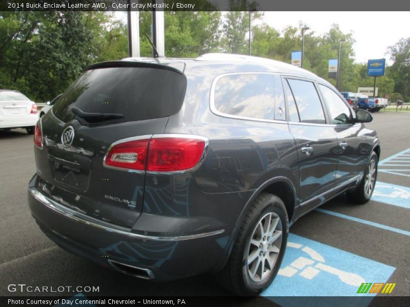 Cyber Gray Metallic / Ebony 2014 Buick Enclave Leather AWD