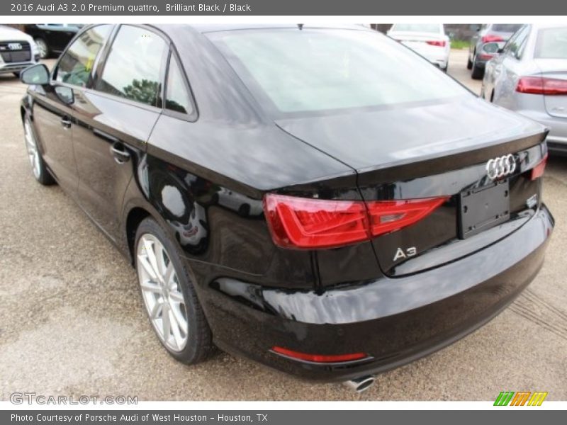 Brilliant Black / Black 2016 Audi A3 2.0 Premium quattro