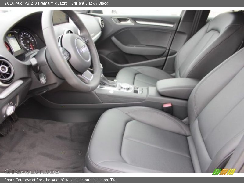 Brilliant Black / Black 2016 Audi A3 2.0 Premium quattro