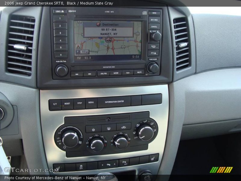Black / Medium Slate Gray 2006 Jeep Grand Cherokee SRT8