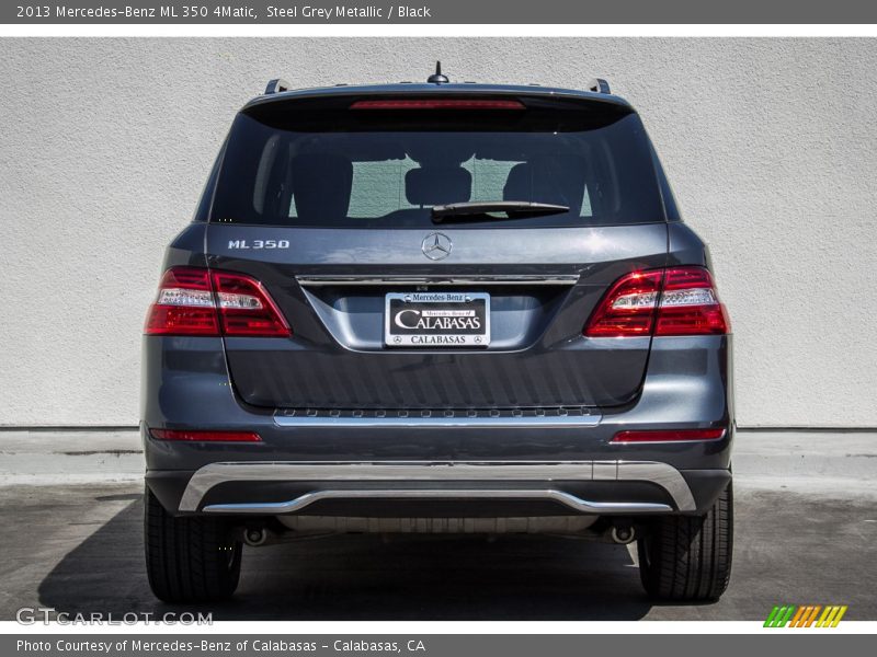 Steel Grey Metallic / Black 2013 Mercedes-Benz ML 350 4Matic