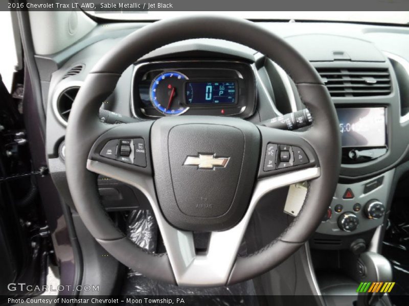 Sable Metallic / Jet Black 2016 Chevrolet Trax LT AWD