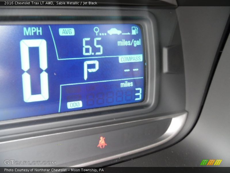 Sable Metallic / Jet Black 2016 Chevrolet Trax LT AWD