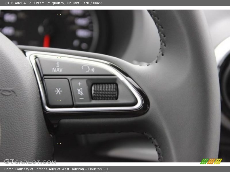 Brilliant Black / Black 2016 Audi A3 2.0 Premium quattro